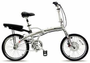Prodeco V3 Mariner Folding Electric Bicycle, Brushed Aluminum with Satin Clear, 20-Inch/One Size