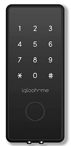 Igloohome Smart Electronic Deadbolt 2S, — Grant & Control Remote Access with Pin Code — Touch Screen Keypad with Built-in Alarm — Bluetooth Enabled — Works Offline — Works with Your Smartphone.