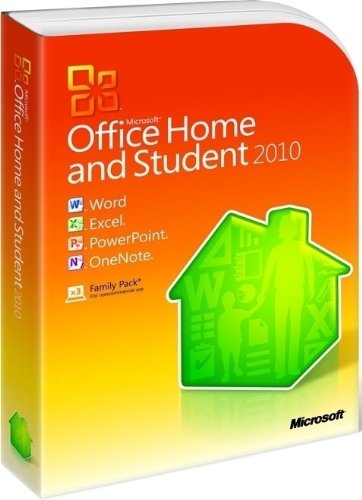 Microsoft Office Home and Student 2010 Family Pack, 3PC (Disc Version)