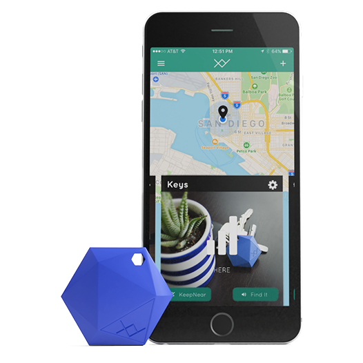 XY4+ Find It Bluetooth Tracking Device for Keys, Pets, Backpacks