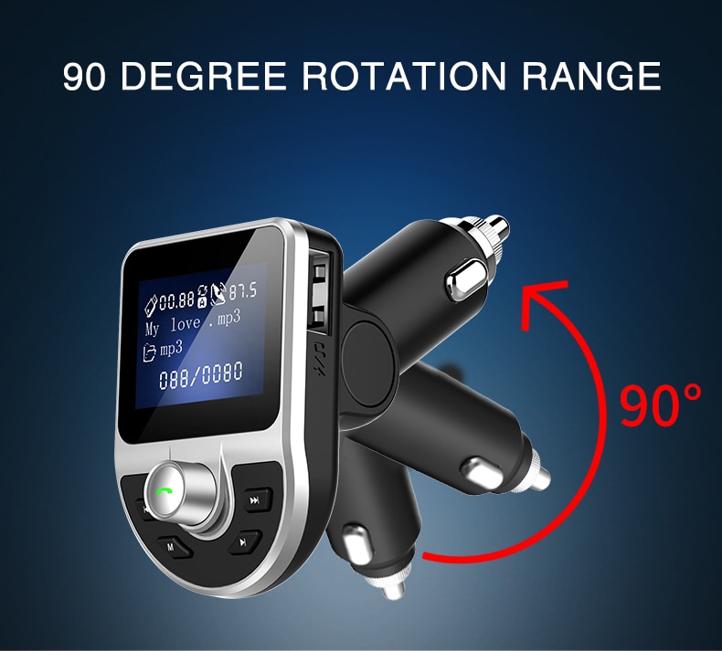 H016d66056ccb479cbbebd330fa5df923q KORSEED Car Kit 3.1A USB Charger Music Radio Bluetooth Receiver FM Transmitter Modulator Handsfree Carkit AUX audio MP3 Player