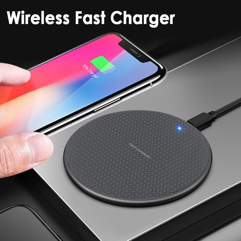 H31c53c6e721b4ccdafce673bff8b14a9i 10W QI Quick Charging Wireless Fast Charger Usb Micro USB QC Mobile Phone Station For Iphone Samsung Xiaomi SIKAI Smaret Phone