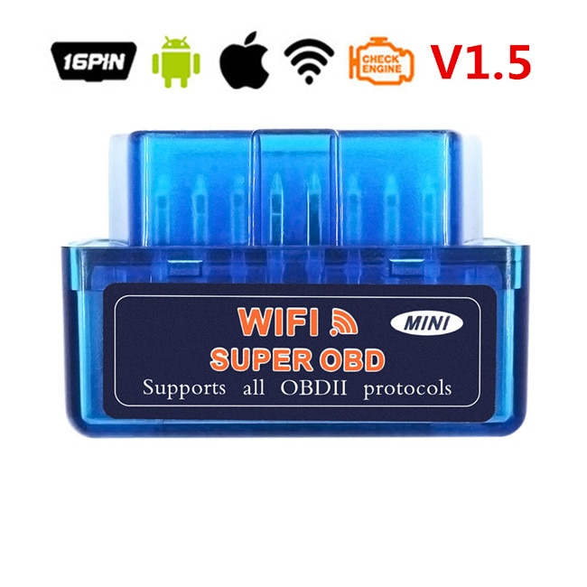 H429f7f4fd55e42e78c9c5d104af88730L OBD2 Scanner ELM327 V1.5 WIFI OBD 2 Automotive Diagnostic Scanner For Car OBDII ELM 327 WI FI 1.5 Diagnostic Tool Code Reader