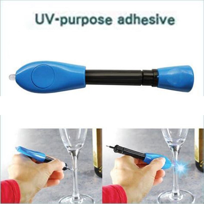 %name Universal Glue Stick 3 Second Fix Drying Repair Tools Glue Super Powered Liquid Plastic Welding Compound with UV Light Laser