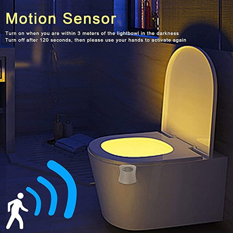 H4bee5018f3734b4cae5ea7fbc6225960O PIR Motion Sensor Toilet Seat Night Light 16Colors Waterproof Backlight For Toilet Bowl LED Luminaria Lamp WC Toilet Light