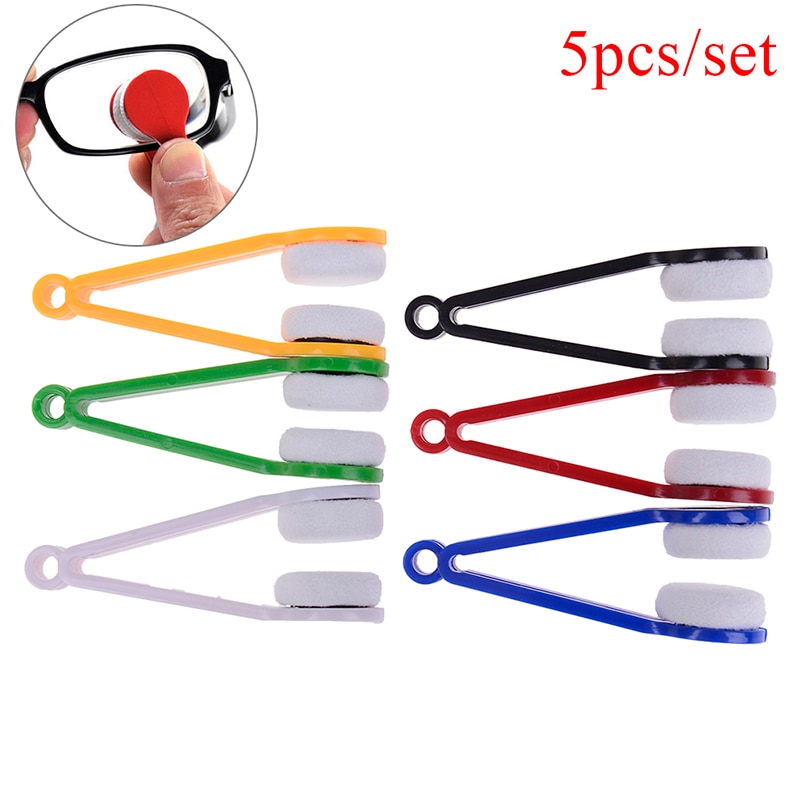 H4ed4c9dd63314e158e20d2a67a7c912bF 5PC/set Clean Brush Glasses Cleaner Brush Mini Sun Glasses Eyeglass Brush Cleaner Cleaning Spectacles Tool