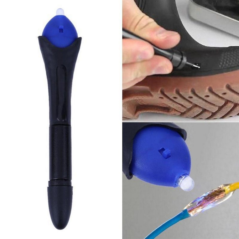 H515438f973db4e54a27e81bc7ebceb30S 5 Second Quick Fix Liquid Glue Pen Uv Light Repair Tool with Glue Super Powered Liquid Plastic Welding Compound Supplies