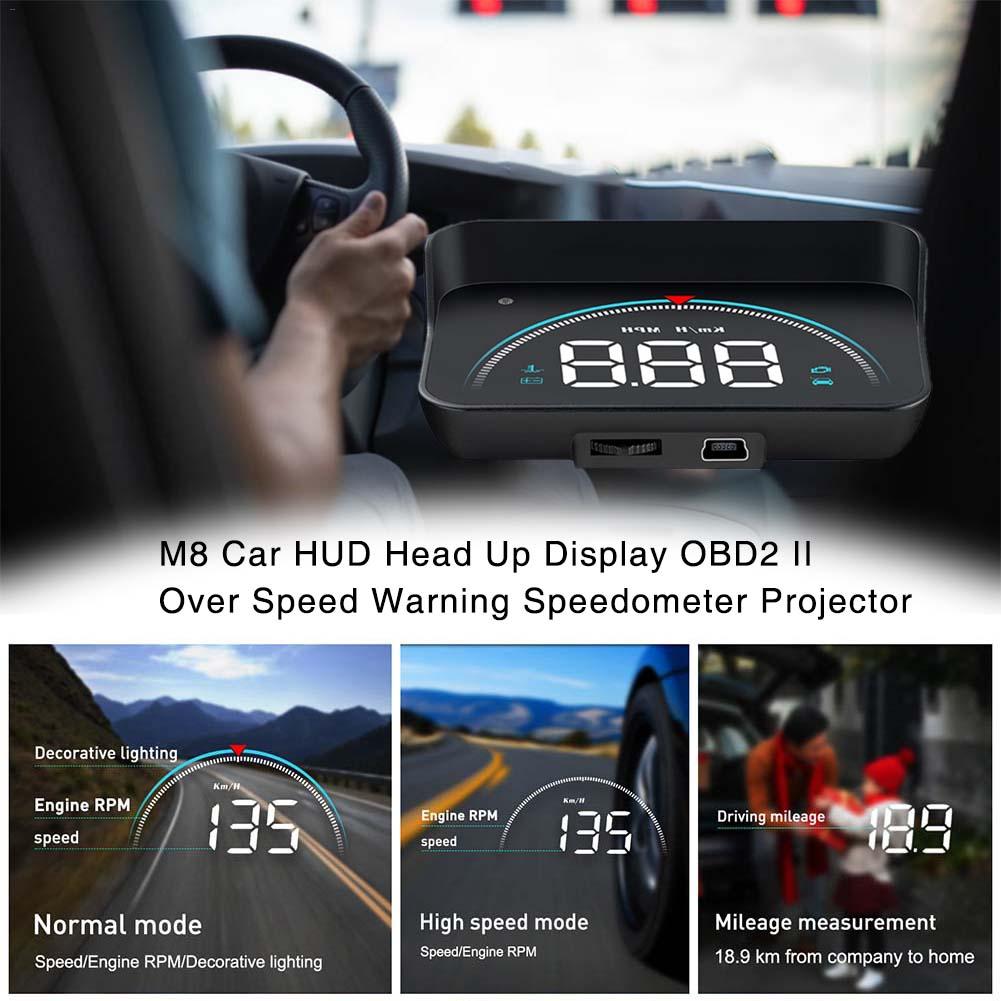 H57c958461e56496d983412fdeef4edfbV OBD GPS Dual System Head up Display Display Car Digital Hud GPS Speedometer 2 Inches LCD Overspeed Alarm Car Speed Projector