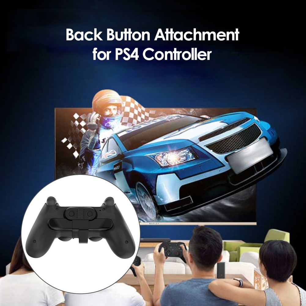 H653a556e6c2b4bd0afe4889ad96bf245F Controller Back Button Attachment For SONY PS4 Gamepad Joystick Rear Button Extension Key Adapter With Turbo Game Accessories