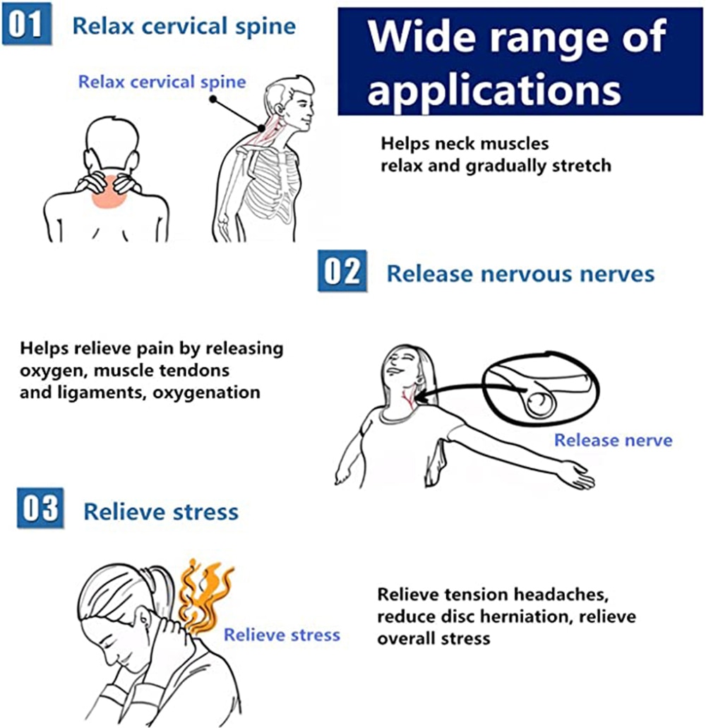 H6b41580901ea4bab9ef866f121e9a0b5D image H6b41580901ea4bab9ef866f121e9a0b5D Neck Hammock,Portable Decompression Cervical Traction Device, Neck And Shoulder Pain Relief And Physical Therapy Head Hammock