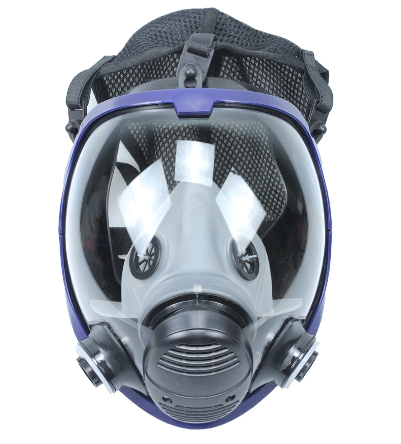 H87fe6061e9f3442f9a44e15f512bad02u Chemical Mask 6800 7 in 1 Gas Mask Dustproof Respirator Paint Pesticide Spray Silicone Full Face Filters for Laboratory Welding