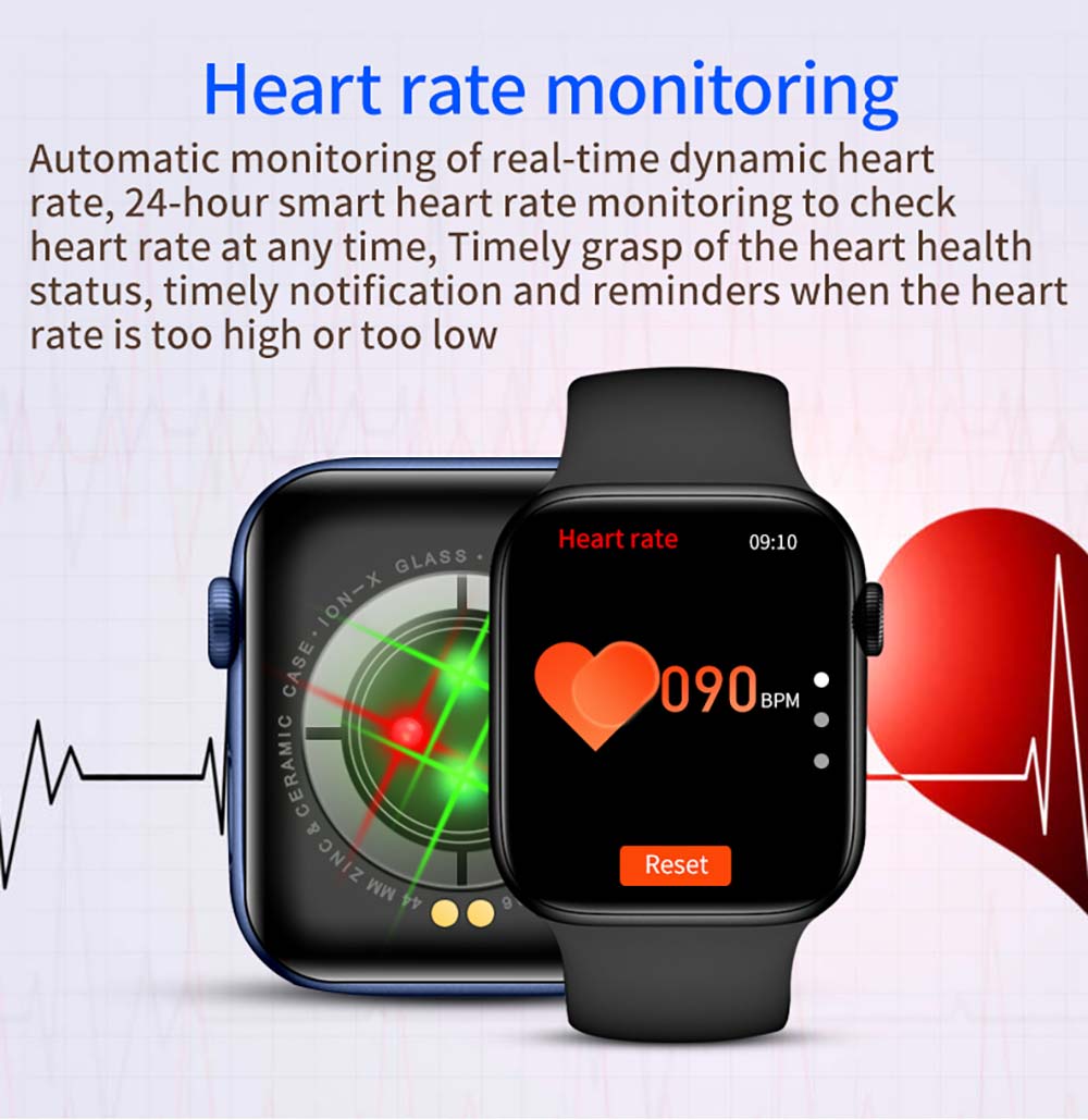 Haa83d4ca10254883a2fe557a3621eeeaK 2021 IWO Smart Watch Men Women Series 6 Heart Rate Monitor Sport Smartwatch 44mm Fitness Bracelet Clock For Iphone Xiaomi Huawei