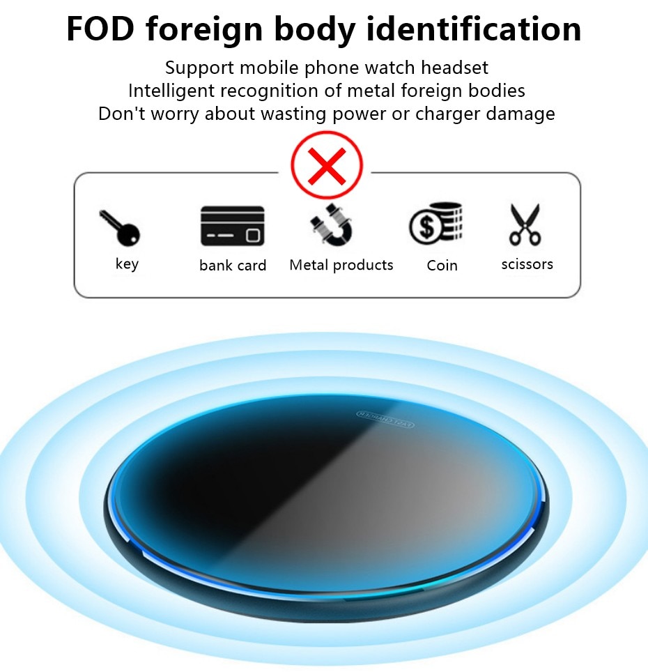 Hbaefddf8cbb941aa961f6c649b8ebdc6L Fast Wireless Charger Pad for Iphone Qi Wireless Charging Stand for Android Phone Car Wireless Charger Auto