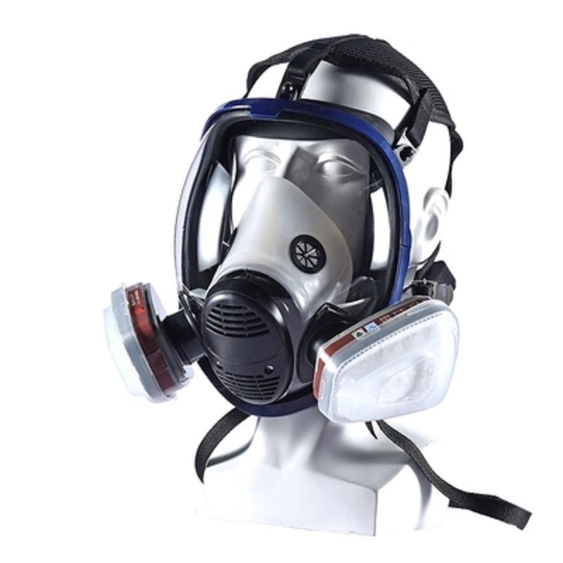 Hc4d9e2bdfb9341699e1f0ffeef80c714L Chemical Mask 6800 7 in 1 Gas Mask Dustproof Respirator Paint Pesticide Spray Silicone Full Face Filters for Laboratory Welding