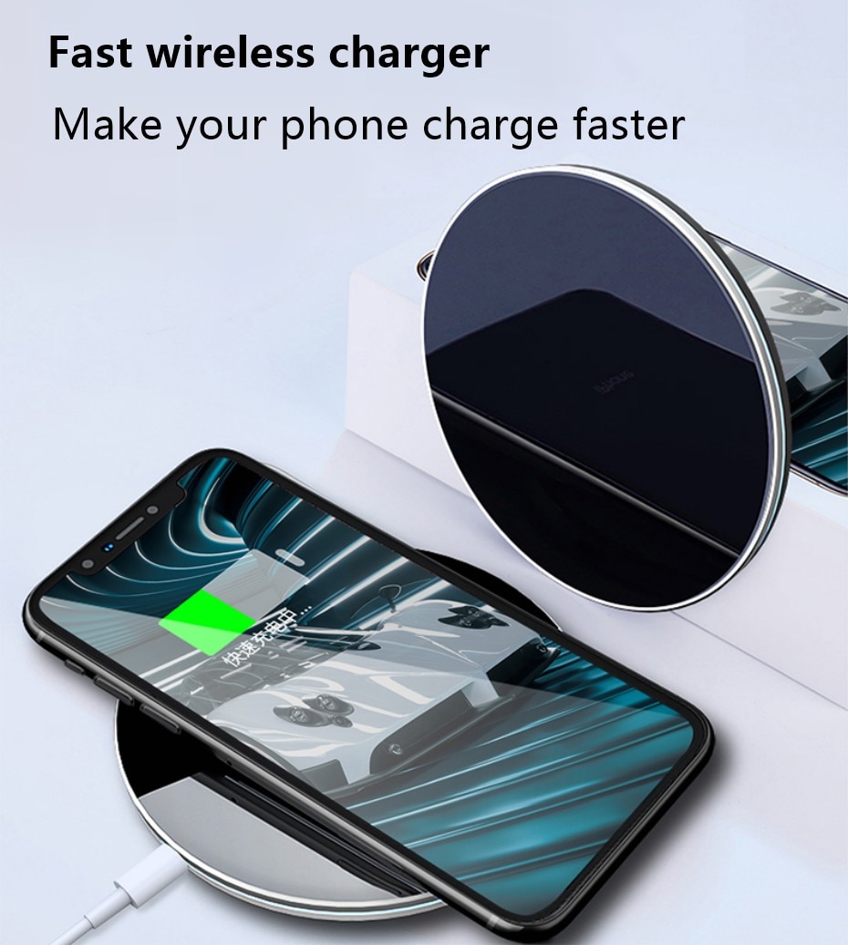 Hccdd1c37aced4a618fe92035a06ba420e Fast Wireless Charger Pad for Iphone Qi Wireless Charging Stand for Android Phone Car Wireless Charger Auto