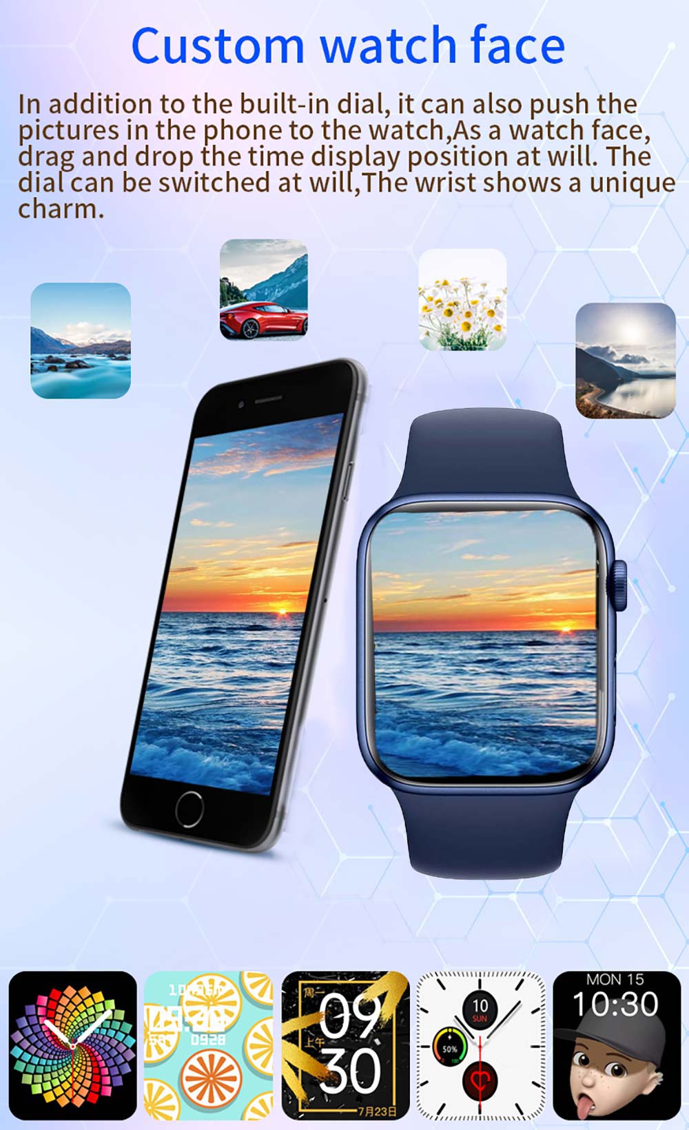 Hf87a260fa6f14d61b0221b705d893d6cb image Hf87a260fa6f14d61b0221b705d893d6cb 2021 IWO Smart Watch Men Women Series 6 Heart Rate Monitor Sport Smartwatch 44mm Fitness Bracelet Clock For Iphone Xiaomi Huawei