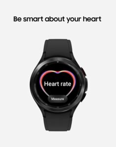 GW4 Heart Rate Monitoring 236x300 image GW4 Heart Rate Monitoring 236x300 SAMSUNG Galaxy Watch 4 Classic 42mm Smartwatch with ECG Monitor Tracker for Health Fitness Running Sleep Cycles GPS Fall Detection Bluetooth US Version, Black