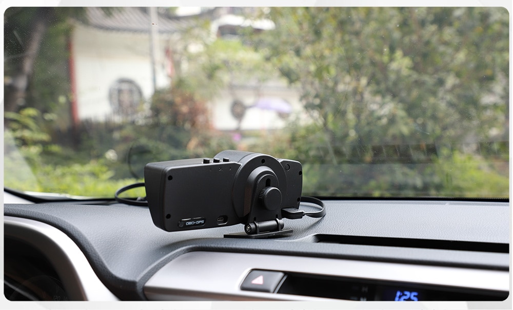 H163afdeee8be4db6a6157f379dfc64fcJ Vjoy Hawk 3.0 Car HUD Multi Function Dashboard Head Up Display OBD2 GPS Smart Speedometer Auto Gauge Alarm System Turbo Boost