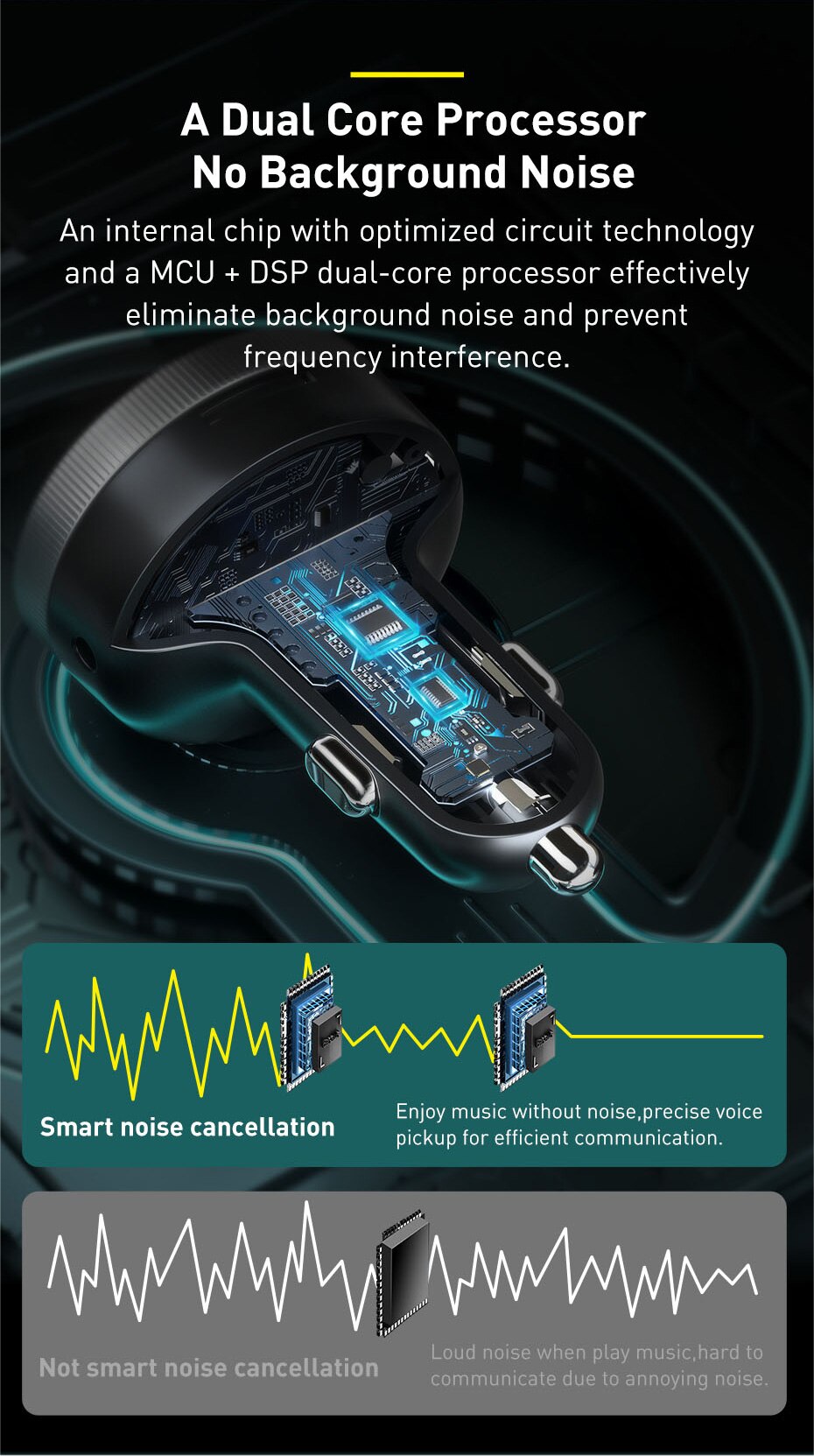 H69096e3d708d49089df1ee6d769c89f69 image H69096e3d708d49089df1ee6d769c89f69 Baseus FM Transmitter Car Wireless Bluetooth compatible 5.0 Adapter Handsfree Aux Audio Receiver MP3 Player USB Fast Car Charger
