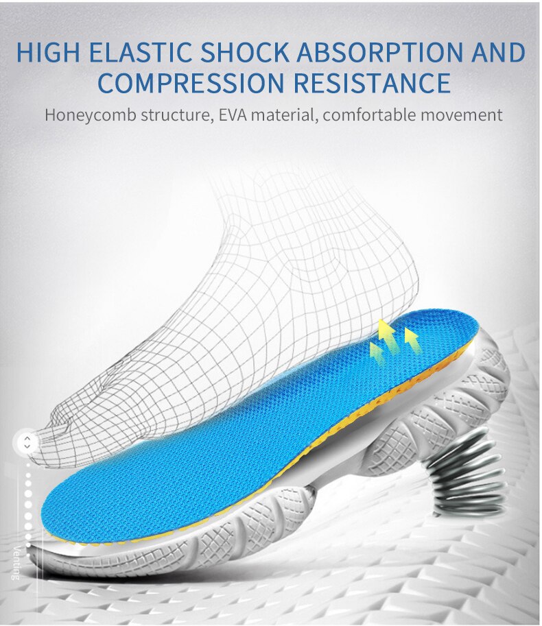 H72f31ac6135c4bb09a091a580538eaddO Memory Foam Insoles For Shoes Sole Mesh Deodorant Breathable Cushion Running Insoles For Feet Man Women Orthopedic Insoles