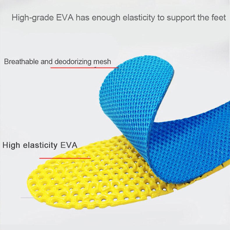 He6e9695598e241f2824308e0cff96d59v Memory Foam Insoles For Shoes Sole Mesh Deodorant Breathable Cushion Running Insoles For Feet Man Women Orthopedic Insoles