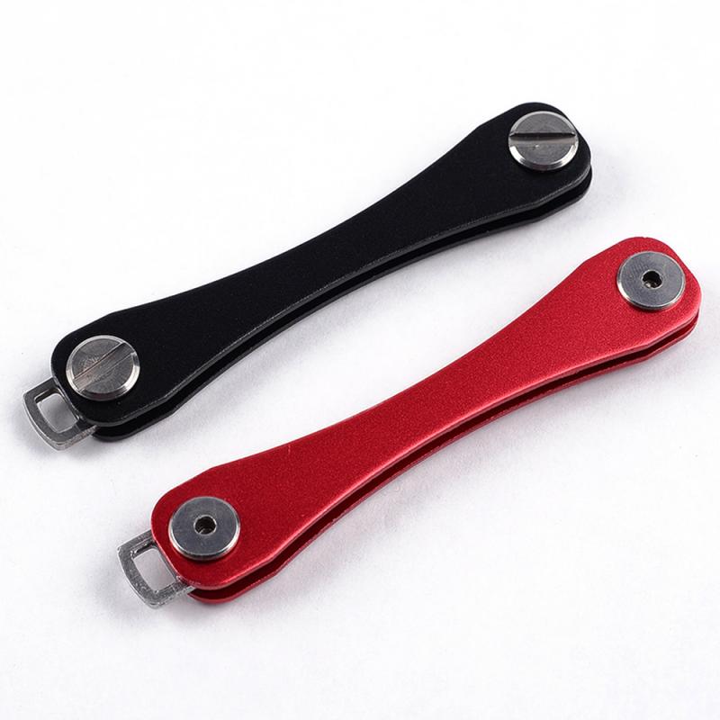 H153766875f034f49b80ba58516ed602dk Smart Key Chain Mini Keychain Compact Key Decorative Holder Clip Home Storage Metal Key Clip Aluminum Organizer Keychain Outdoor
