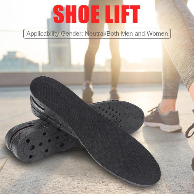 H27b63b1ddc9d403c87e100353d2d23f9k 3 9cm Unisex Height Increase Insole Heightening Cushion Adjustable Cut Shoe Heel Insert Taller Lift Shoe Heel Insert Foot Pad