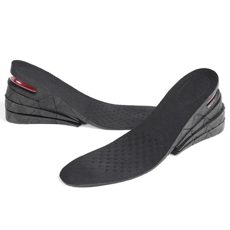 H3241a95b673844288cb483e774c8bce04 3 9cm Unisex Height Increase Insole Heightening Cushion Adjustable Cut Shoe Heel Insert Taller Lift Shoe Heel Insert Foot Pad