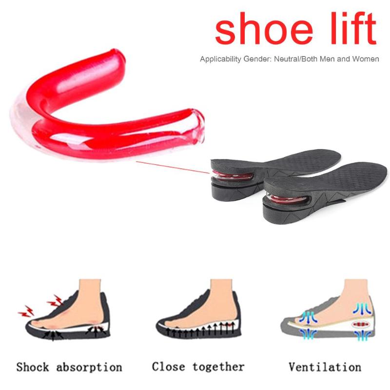 H3f3c41e6c0c840a9b99f79ea415ce3c33 3 9cm Unisex Height Increase Insole Heightening Cushion Adjustable Cut Shoe Heel Insert Taller Lift Shoe Heel Insert Foot Pad