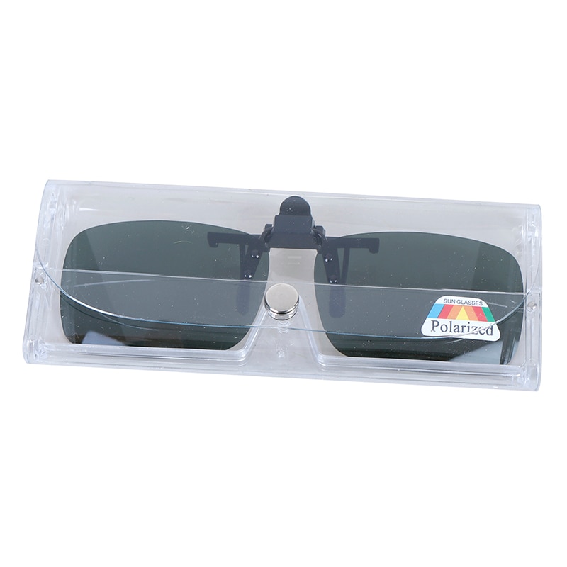 H668019b0dd3b451c95e8974fb94ae4057 1 PC High Quality Unisex Clip on Polarized Day Night Vision Flip up Lens Driving Glasses UV400 Riding Sunglasses for Outside