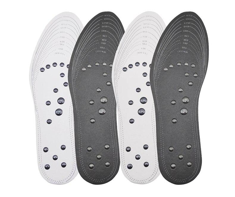 H85e05174fa354047862d4427575cbaf1G 18 magnets Unisex Magnetic Therapy Massage Insoles Foot Acupressure Shoe Pads Therapy Slimming Insoles for Weight Loss