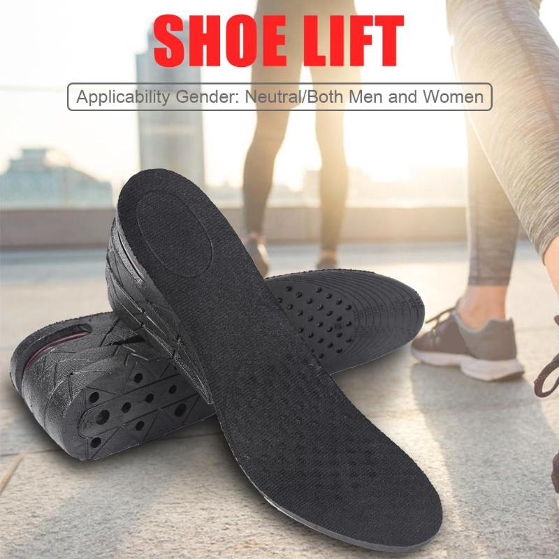 Hdf272fa9d4c345c093c88284a97dd0d9w 3 9cm Unisex Height Increase Insole Heightening Cushion Adjustable Cut Shoe Heel Insert Taller Lift Shoe Heel Insert Foot Pad