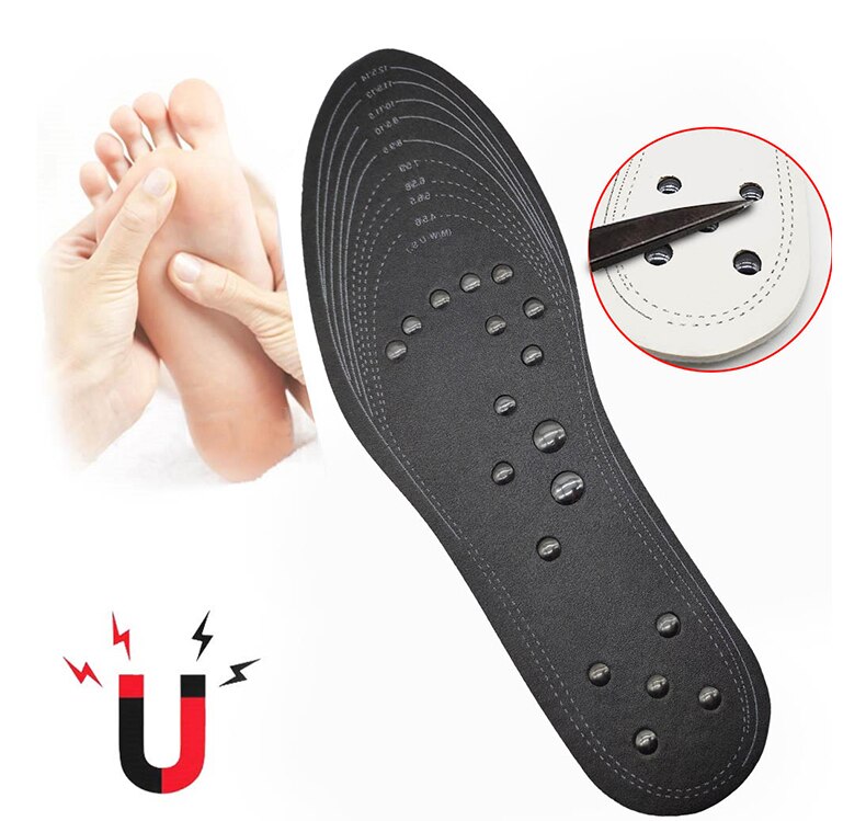 He5578496913847b1971f98f1c176e273F 18 magnets Unisex Magnetic Therapy Massage Insoles Foot Acupressure Shoe Pads Therapy Slimming Insoles for Weight Loss