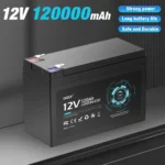12V 100Ah 120Ah lithium Battery Pack Lithium Iron Phosphate Batteries Built-in BMS For Solar Boat With 12.6V Charger