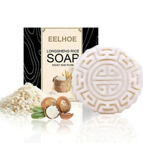1pc Solid Rice Shampoo Bar Citrus Scent Hair Growth Shampoo Soap Hair Regrow Shampoos Moisturizing Anti Hair Loss Treatments
