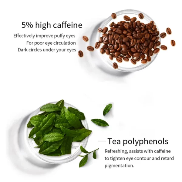 Caffeine Solution 5% Eye Serum Reduces Eye Puffiness Essence Lightening Fine Line Removal Dark Circles Bag Eye Essence Care 30ml - Image 3