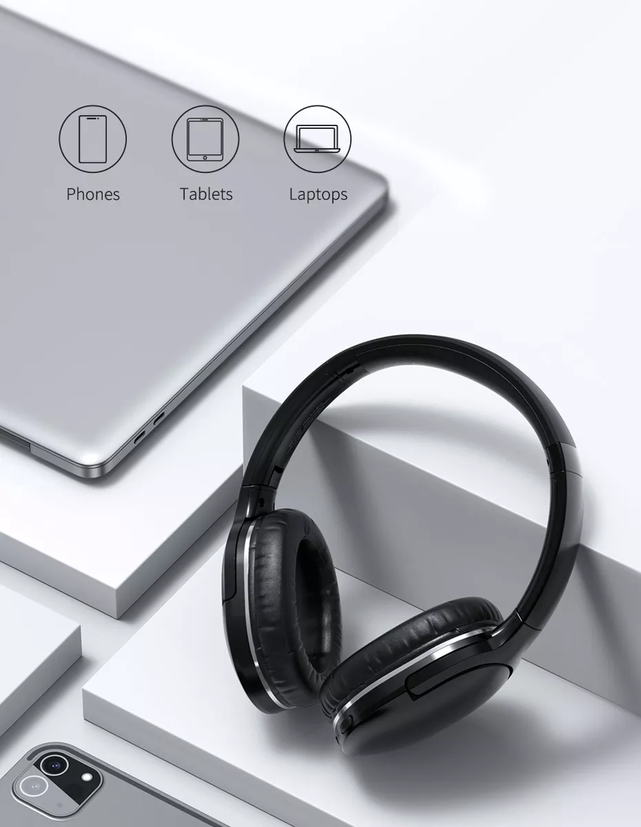 %name Baseus D02 Pro Wireless Headphones Bluetooth Earphone 5.3 Foldable Headset Sport Headphone Gaming Phone Fone Bluetooth Earbuds