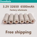 NEW 2023 Original 3.2V 32650 6500mAh Lifepo4 Rechargeable Battery Professional Lithium Iron Phosphate Power Battery with Screw