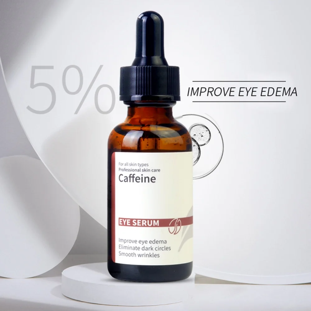 %name Caffeine Solution 5% Eye Serum Reduces Eye Puffiness Essence Lightening Fine Line Removal Dark Circles Bag Eye Essence Care 30ml