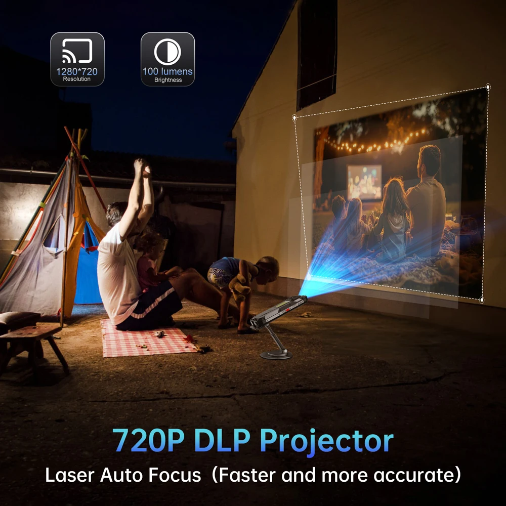 Unihertz 8849 Tank 4 Pro 5G Projector Smartphone 36GB 1TB Dimensity 8300 Android 14 Phone 11600mAh 720P Projector 100 Lumens - Image 3