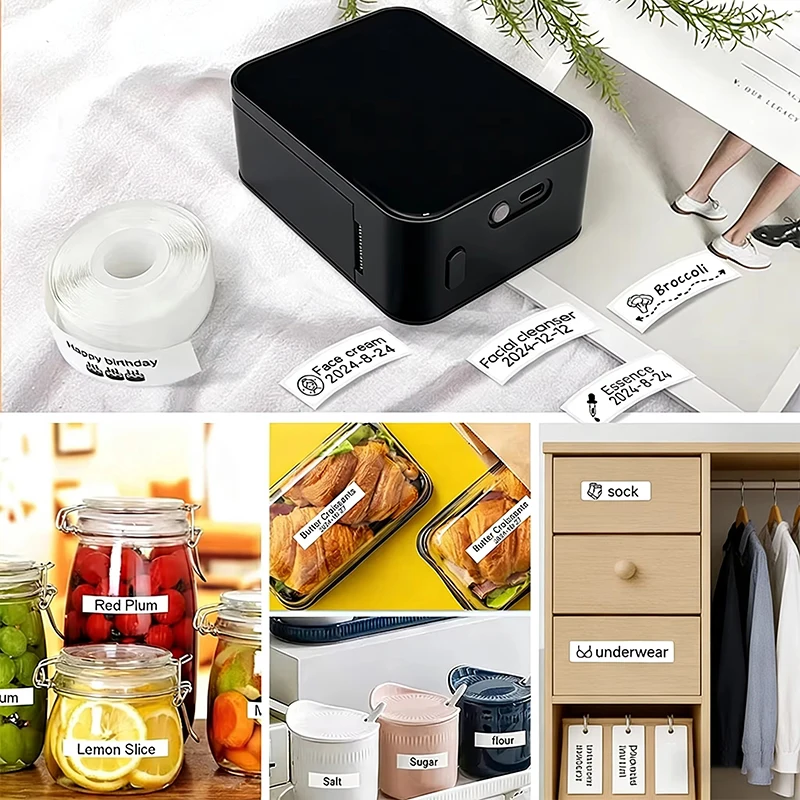 Marklife P15 Mini Portable Label Printer Smart Pocket Printer Thermal Adhesive Sticker Labeling Machine ot 3PK Label Paper NoInk - Image 6