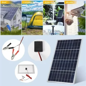 300W 12V Portable Solar Panel Kit Complete Polycrystalline USB Power Outdoor Rechargeable Solar Generator for Home Solar Cell