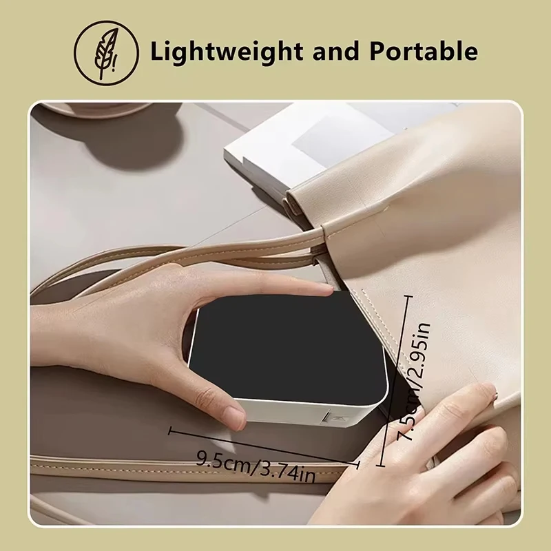 Marklife P15 Mini Portable Label Printer Smart Pocket Printer Thermal Adhesive Sticker Labeling Machine ot 3PK Label Paper NoInk - Image 5