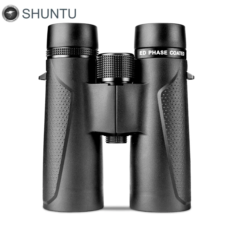 Shuntu 8X42/10X42 ED Binoculars for Adults Bak4 ED Glasses SMC Coated IPX7 Waterproof Telescope For Hunting Bird Watching Camp
