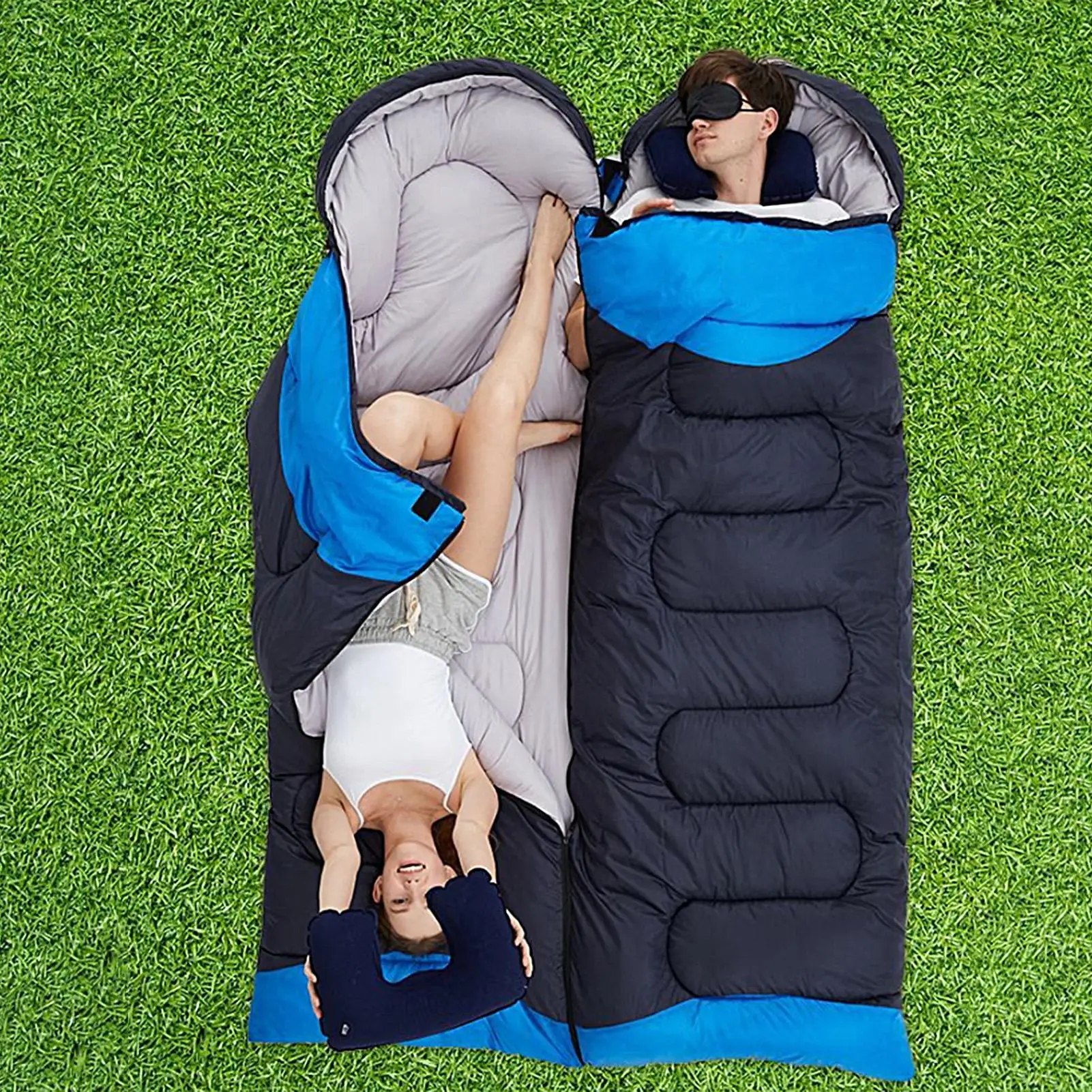 Adult Sleeping Bag Outdoor Camping Supplies Backpacking Sleeping Bags For Hikers Preppers Survivalists Travelers Wilderness - Image 4