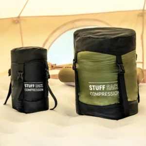 Travel Organizer Stuff Sack For Camping For Backpacking Black blue, Orange green Survivalist 210T Polyester Check Fabric