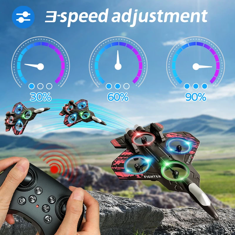 L101 Mini Drone Profesional Foam Airplane 2.4G Remote Control Aircraft EPP Stunt FPV Dron 360° Flip RC Quadcopter Toys For Kids - Image 5