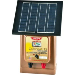 Magnum Solar-Pak 12 Low Impedance 12 Volt Battery Operated 30 Mile Range Electric Fence Charger MAG12-SP