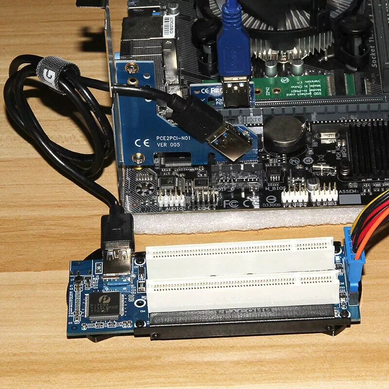 Riser Card PCI-E Express X1 to Dual PCI Riser Extend Adapter Connector Card Add Expansion Card For PC Computer Windows XP LINUX - Image 6