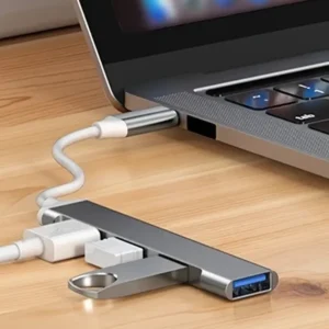 4-Port Multi-Splitter Type C Hub USB Adapter OTG for Xiaomi Lenovo MacBook 13 15 Air pro PC - Computer Accessories